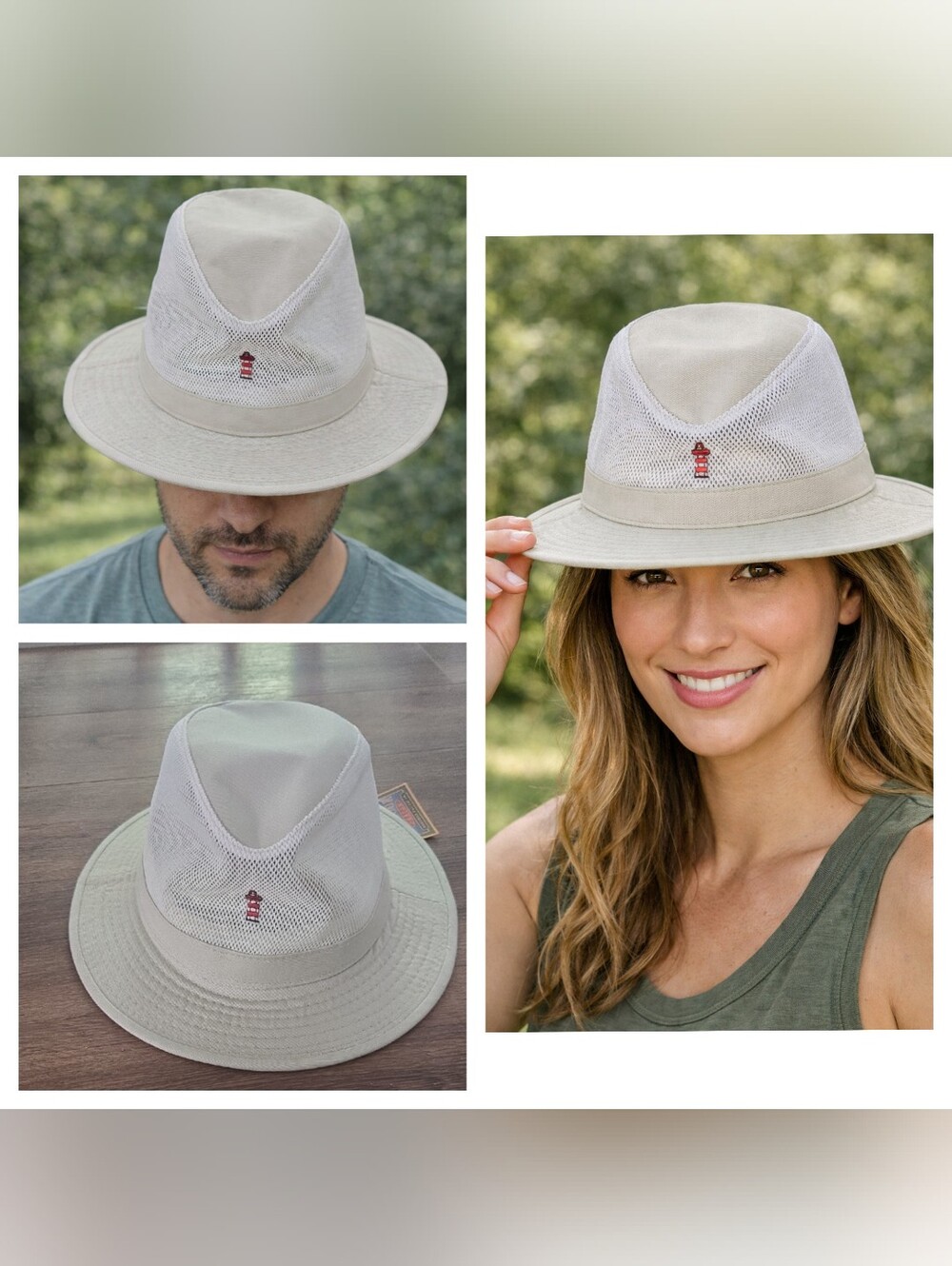 DPC Outdoor Design Fedora breathable sun hat in a classic safari/fedora style